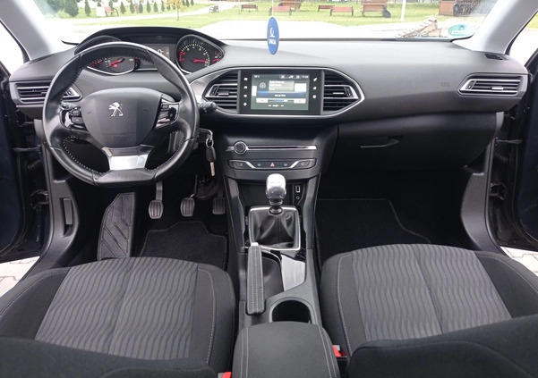 Peugeot 308 cena 31500 przebieg: 190000, rok produkcji 2015 z Zawiercie małe 781